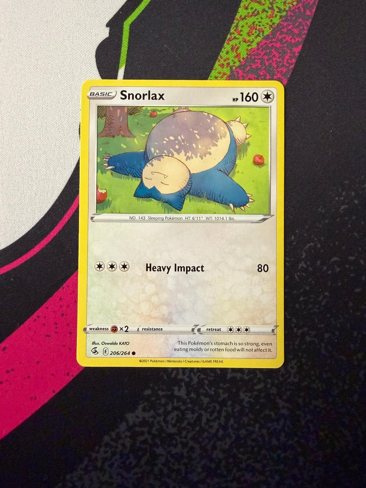 SNORLAX 206/264 FUSION STRIKE Common Pokemon