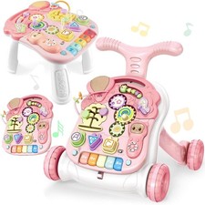 Baby Walker 3in1 Sit-to-Stand Learning Walker Kids Activity Center with Weight
