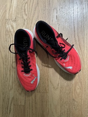 Deviate Nitro 2 Puma Women s Running Shoes in Fire Orchid and Black size 9.5