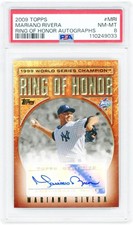Autographed Mariano Rivera Yankees Baseball Slabbed Card Item#14612569 COA