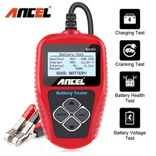 BA101 12V Car Battery Tester Digital Analyzer 100 to 2000CCA for Car Motorcycle