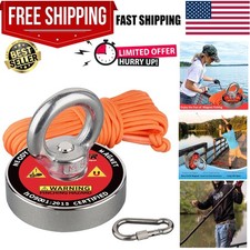 320lbs Pulling Force Neodymium Magnet - Perfect for Treasure Hunting Adventures