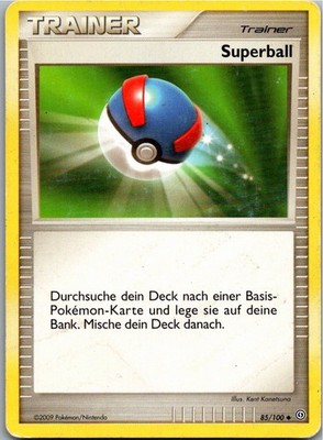 Pokémon Superball 85/100 Sturmtief 2009 Deutsch