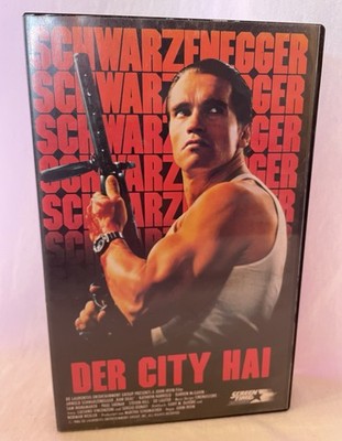 (VHS)  Videokassette - Der City Hai - Arnold Schwarzenegger, Robert Davi (1986)