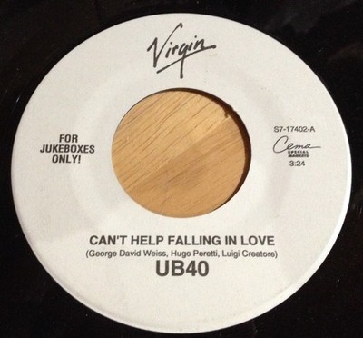 UB40 45 Can't Help Falling In Love / Jungle Love