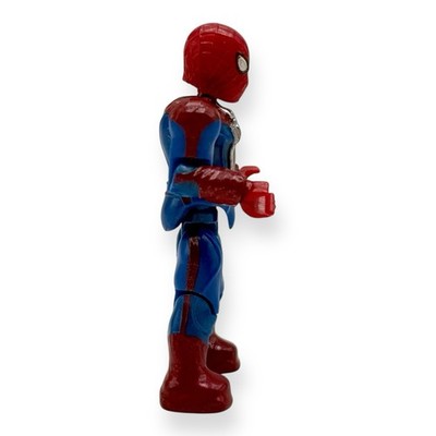 Mega Bloks Marvel Battle Spiderman with Silver Spider Chest Mega