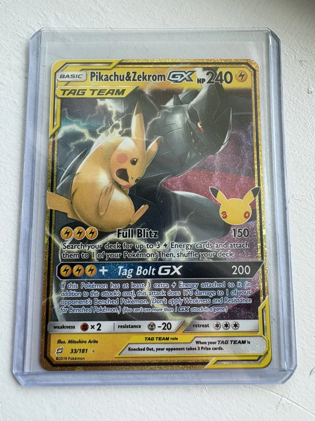 Pikachu & Zekrom-GX - Team Up #33 Price & Value ($51.76) | PokeScope