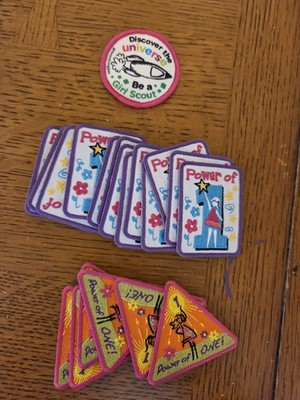 Girl Scout Patches Lot Of 20 Assorted Fun Patches All Levels