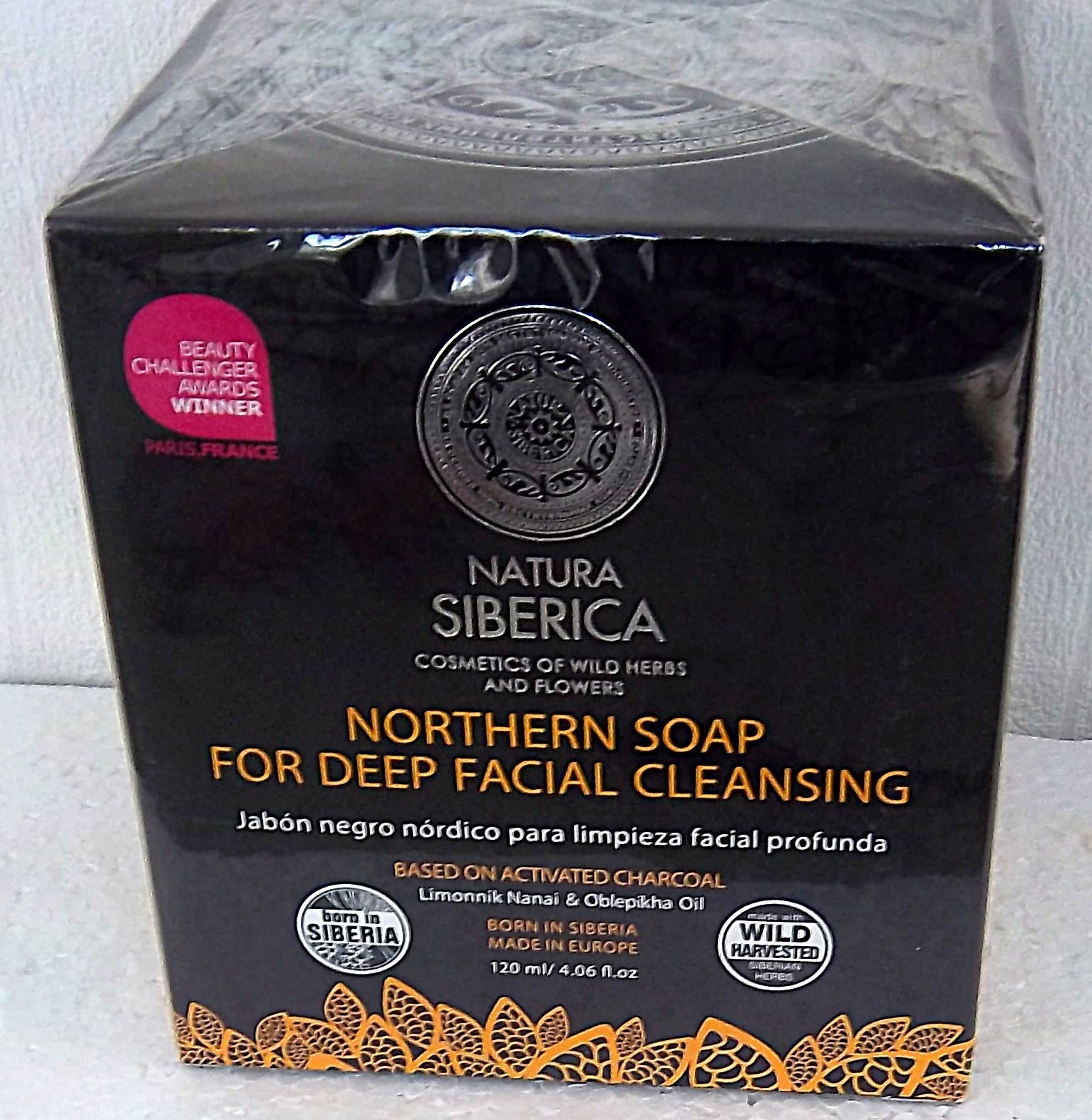 NATURA SIBERICA NORTHERN SOAP FOR DEEP FACIAL CLEANSING 120ML NEW BOXED & SEALED