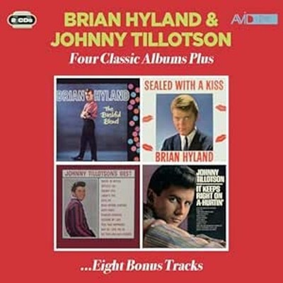 Audio Cd - Brian Hyland / Johnny Tillotson - Four Classic Albums  - Avid Enterta