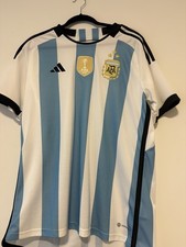 adidas Argentina World Cup 2022 Soccer Jersey Aeroready Size M