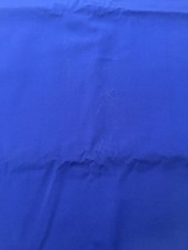 Royal Blue Cotton Twill Fabric 1.5 Yds X 45" New