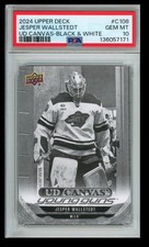 2024-25 Upper Deck Series 1 Young Guns Canvas Black PSA 10 Jesper Wallstedt