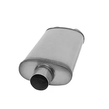 nobrandname SA2288 Muffler - Cherry Bomb Salute Reversible Oval Body - H4" X W9"