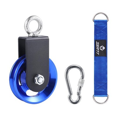 [1 Pack] Cable Pulley Wheel for Home Gym Pulley System, Upgraded 90mm Alumini...