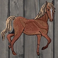 Horse Embroidered Patch — Iron On