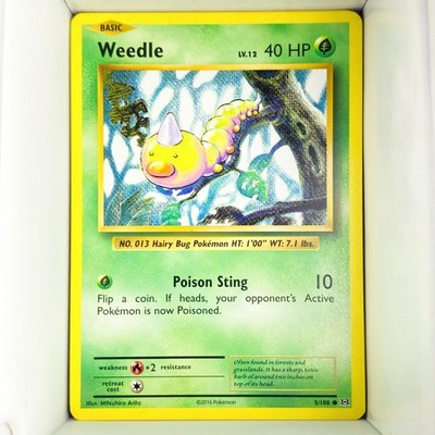 Weedle 5/108 Evolutions Common English
