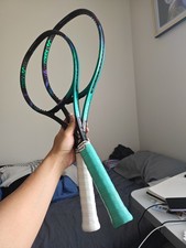 Two 2021 Yonex Vcore Pro 97D 4 1/4 Tennis racquets