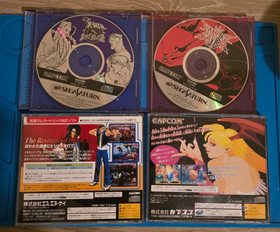 Sega Saturn Japanese Fighting Game Lot of 4 Tested Working US Seller READ