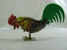 Köhler Germany Hahn bunt Blech ohne Schlüssel B ca. 11 cm H ca. 7,5 cm (4)