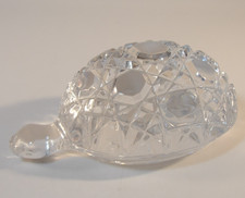 Waterford geschliffenes Glas Kristall Schildkr&ouml;te 4 1/2" Briefbeschwerer Ornament um 1990 sehr guter Zustand