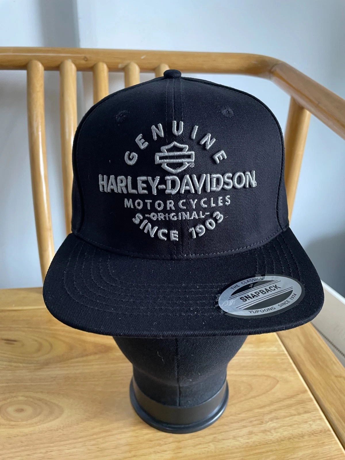 Harley-Davidson Motorcycle Racing Black Adjustable Flat Brim Baseball Cap Hat
Opens in a new window