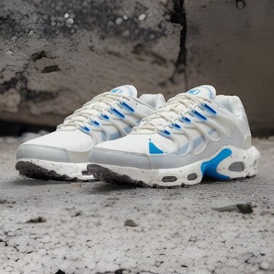 Nike Air Max Terrascape Plus Sail Weiß Blau Herren Schuh Sneaker Größe UK 11