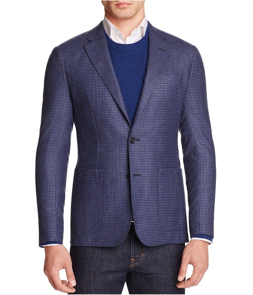 Hardy Amies Mens Wool Two Button Blazer Jacket 69390₽