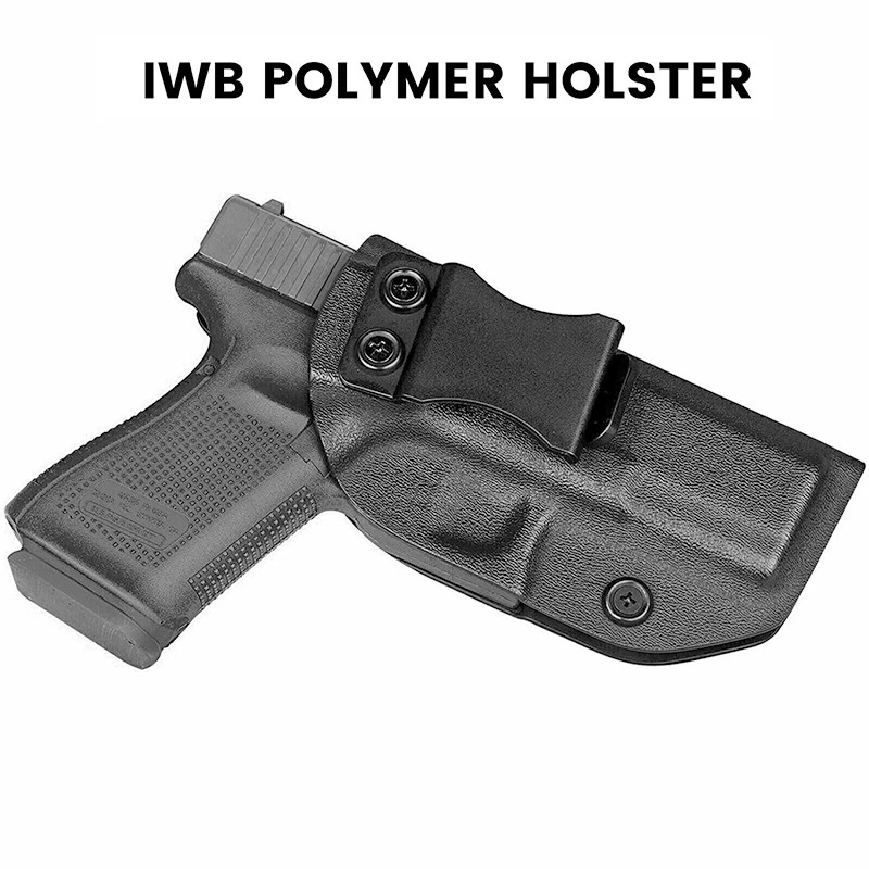 IWB Polymer Holster for Glock 17/19/22/23/26/27/31/32/33/45 Gen 1-5 Concealed - Image 2 of 4
