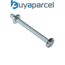 Image of ForgeFix 25RBN6100 Roofing Bolt ZP M6 x 100mm Bag 25 FORRBN6100M