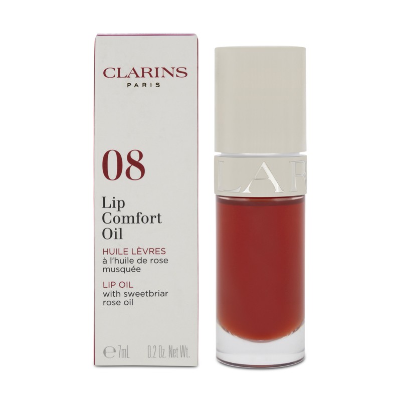 Бальзам для губ Clarins Lip Comfort Oil Balm 08 Клубничный 6690₽