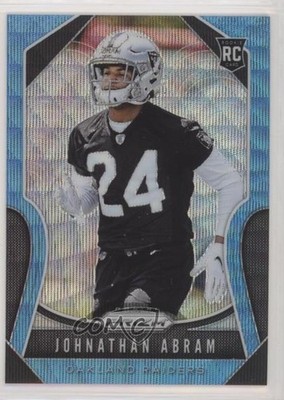 2019 Panini Prizm Rookies Blue Wave 136/199 Johnathan Abram #319 Rookie RC sl1