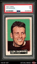 1964 Topps #96 Len Dawson Chiefs SHORT-PRINT HOF Purdue PSA 7 - NM