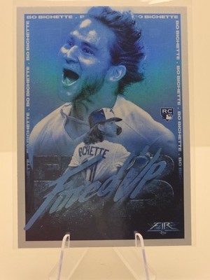 2020 Topps Fire - Fired Up Bo Bichette #FIU-2 Blue Chip (RC)