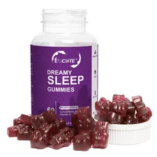 1-3 Bottles Natural Sleep Gummies Strawberry Stars Flavor 60 Gummies Non-GMO