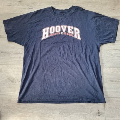 Vintage Hoover Middle School T-Shirt Navy Blau XL USA Hanes Rare