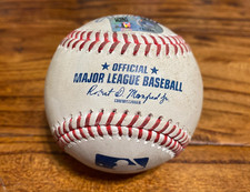 Cardinals vs Giants Game Used Baseball 9/24/2025 Gray to Christian Koss Hit Foul