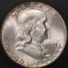 1955 FRANKLIN HALF DOLLAR | FRESH FROM ORIGINAL COLLECTION | LOT BB-600