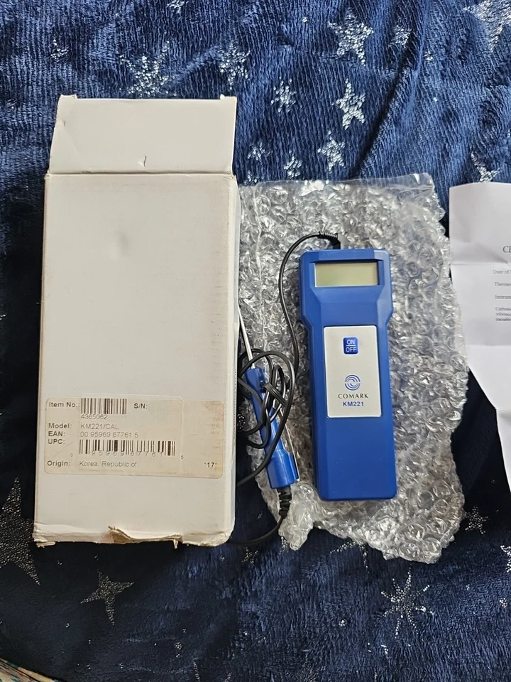 Comark Digital Thermometer Including Probe Model KM221/CAL FRIDGES TEMP CHECK - Image 3 of 4