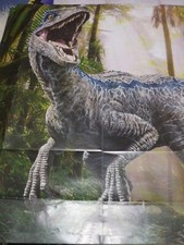 22x18 original poster raptor jurassic park
