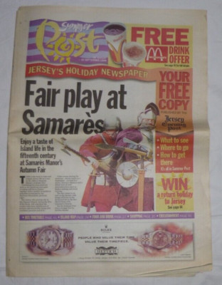 Sommerpost, Jersey Urlaubszeitung, August - September 1999