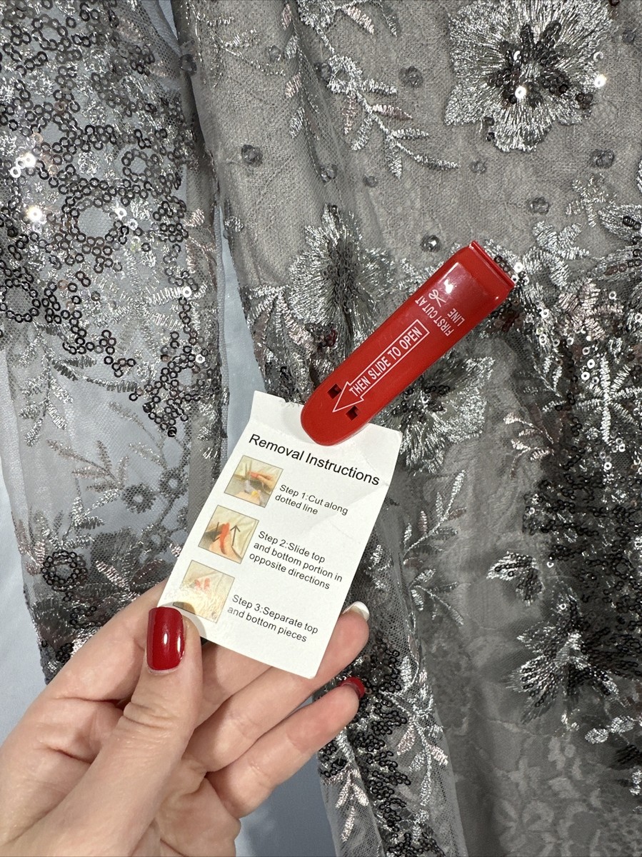 【Mac Duggal】フローラル スパンコール エンベリッシュド NEW $698 Mac Duggal [ 10 ] Embellished V-Neck Illusion Long