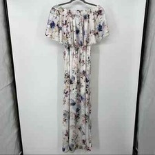 Show Me Your Mumu Hacienda Maxi Dress Bouquet Beauty Off Shoulder Sz S