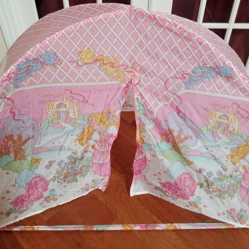 Lady Lovely Locks Play Inn Tent Bed Cover or Floor Wenzel Box 1986 Rare Complete - Picture 11 of 12