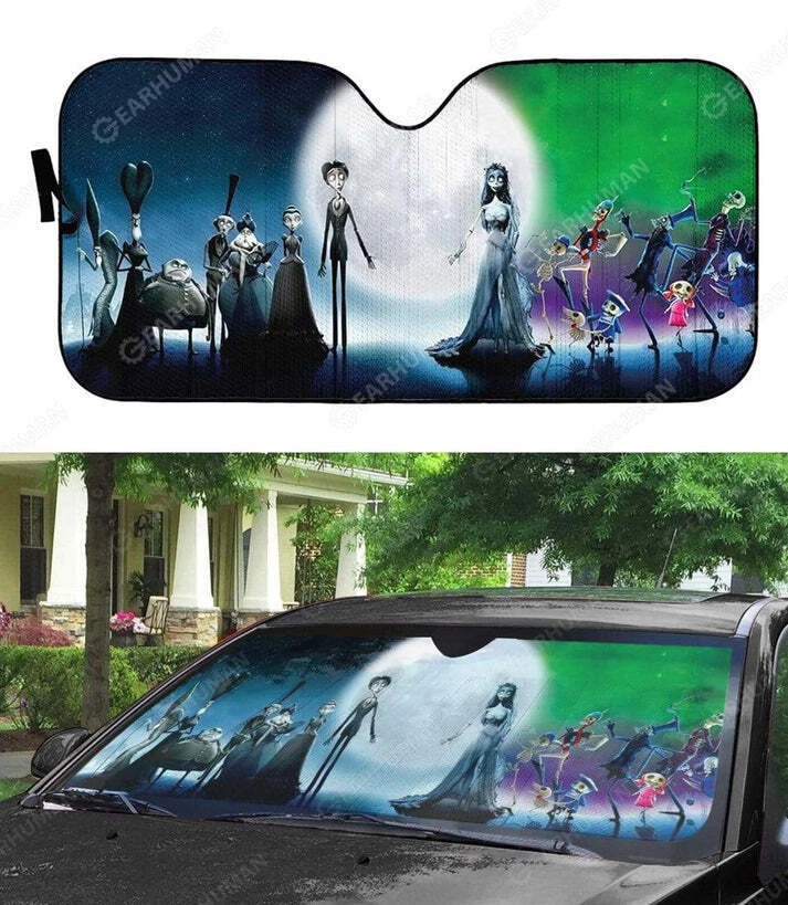 Corpse Bride Car Sun Shade