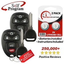 2 For 2008 2009 2010 2011 2012 2013 2014 2015 2016 Buick Enclave Remote + Key