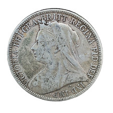 GREAT BRITAIN 1900 Silver Florin Victoria - Km 781