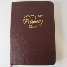 Jack Van Impe Prophecy Bible KJV Limited Special Edition Red Letter Ed. Burgandy