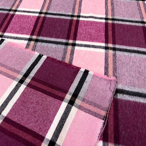 Checkered Coat Fabric Shirts Wool Clothing Soft Decor - Picture 56 of 56