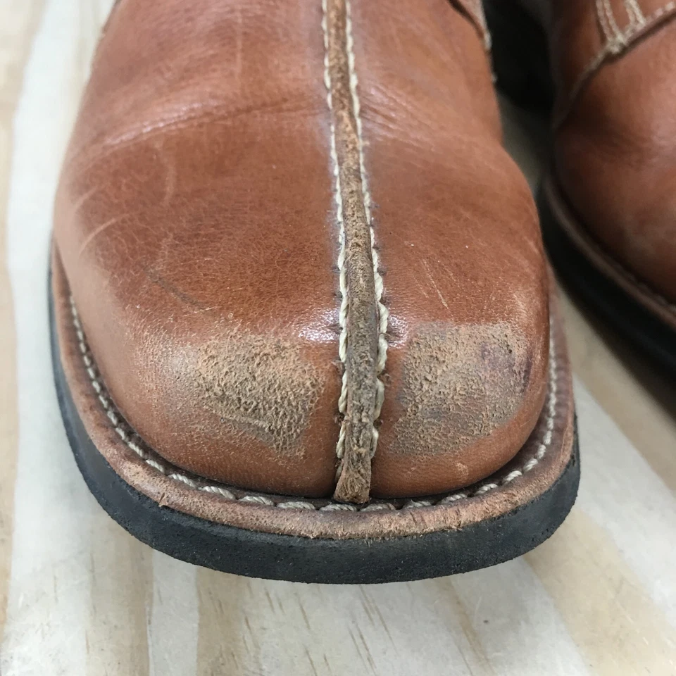 Zapatos de vestir Sandro Moscoloni para hombre 14 D Oxford marrón con cordones informales punta almendra Foto 4 de 4